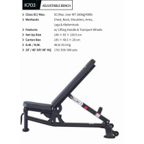 Ghế  tập tạ tay điều chỉnh đa năng KPOWER K703