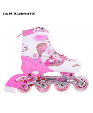Giầy Patin Longfeng-906-Trắng đen/L