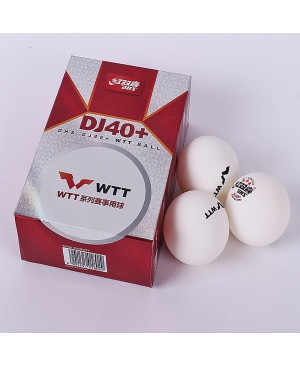 Quả bóng bàn 3 sao DHS-DJ40+WTT (Hộp=6 quả)